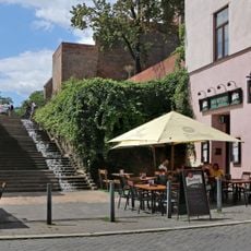 Fontána Vodní schody na Baštách v Brně