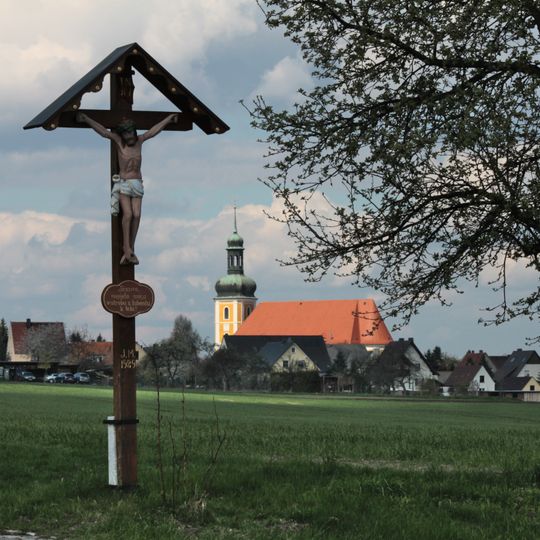 Wegkreuz in Zerna, an der Straße nach Rosenthal