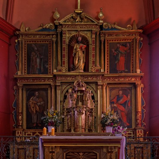 Altarpiece of the high altar in Villefranque