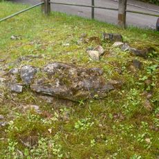 Felsblock aus Flyschsandstein