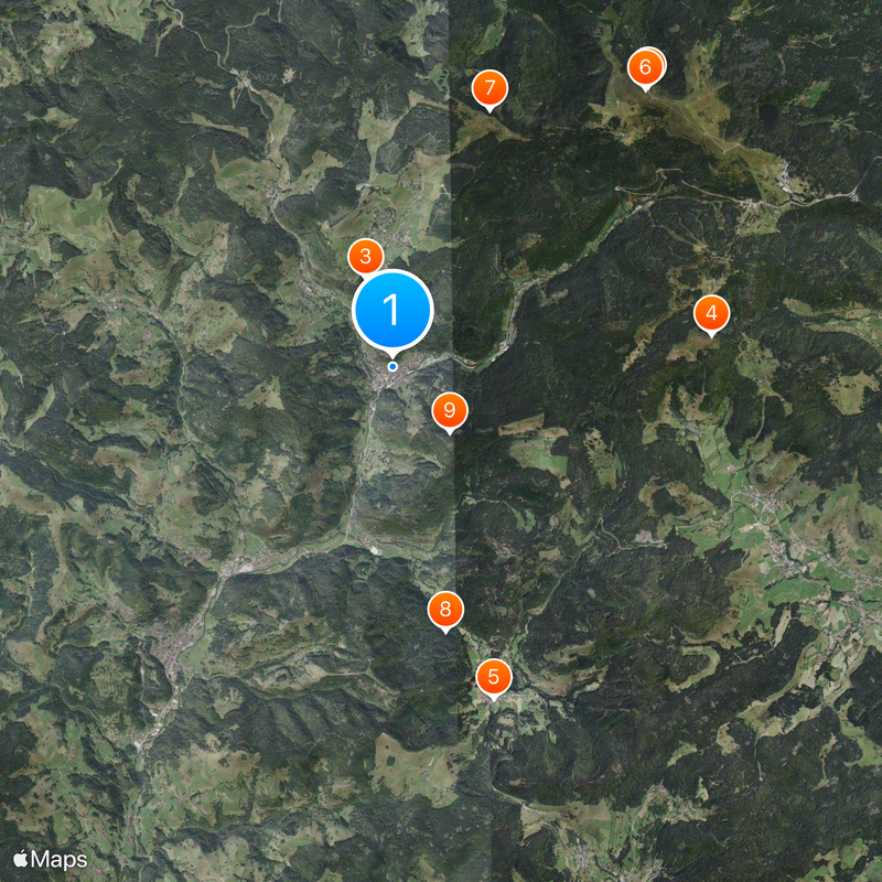 Todtnau Mapa
