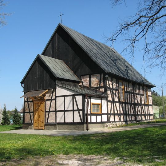 Kościół ewangelicki, ob. rzym.-kat. Podwyższenia Św. Krzyża