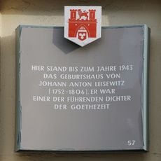 Stadttafel Johann Anton Leisewitz