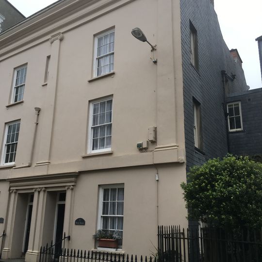 No 1 Rock Houses, including area railings