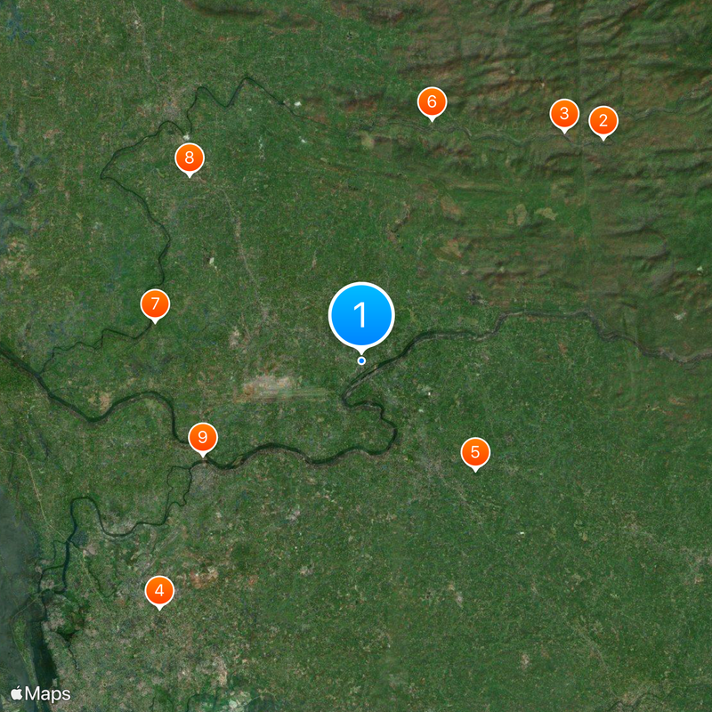 Kalady Map