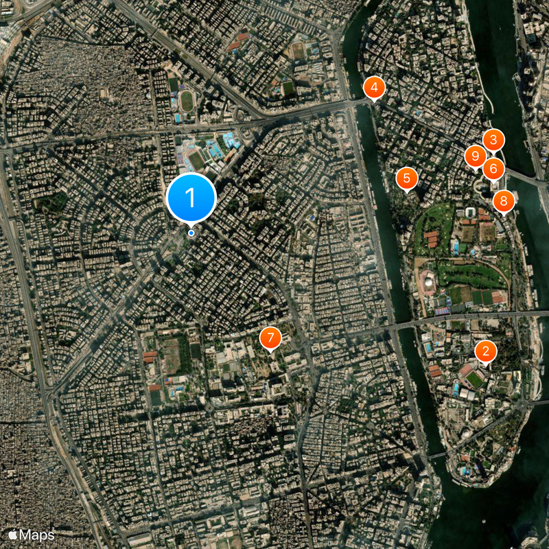 Egyptian State Lawsuits Authority Map