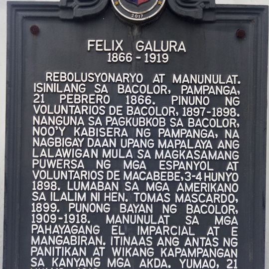 Felix Galura historical marker