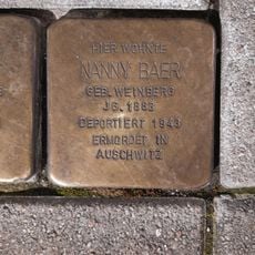 Stolperstein à la mémoire de Nanny Baer