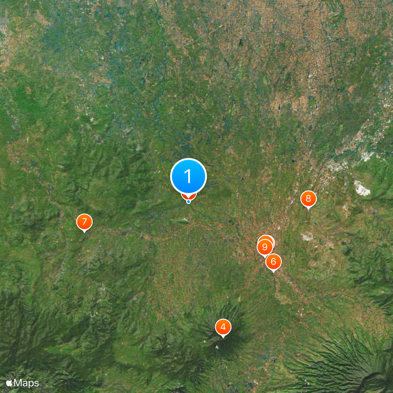 Kebon Kopi I inscription Karte