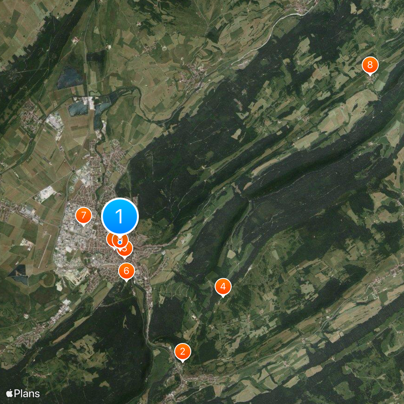 Pontarlier Mapa