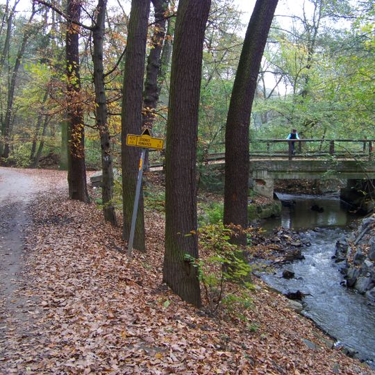 Most k restauraci Na tý louce zelený
