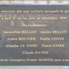 Commemorative plaque