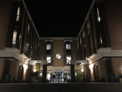 At night 0