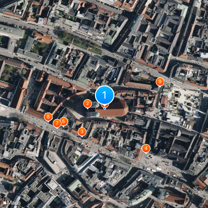 Catedral de Nuestra Señora de Múnich Mapa