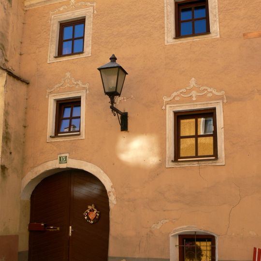 Bürgerhaus, Leinenweberhaus mit Hinterhaus