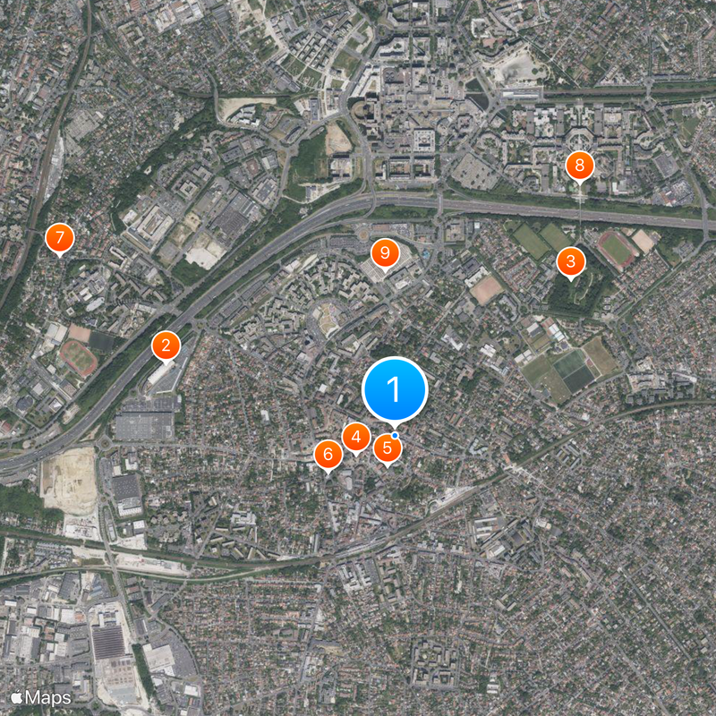 Villiers-sur-Marne Mappa