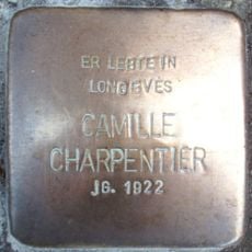 Stolperstein à la mémoire de Camille Charpentier