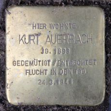 Stolperstein für Kurt Auerbach