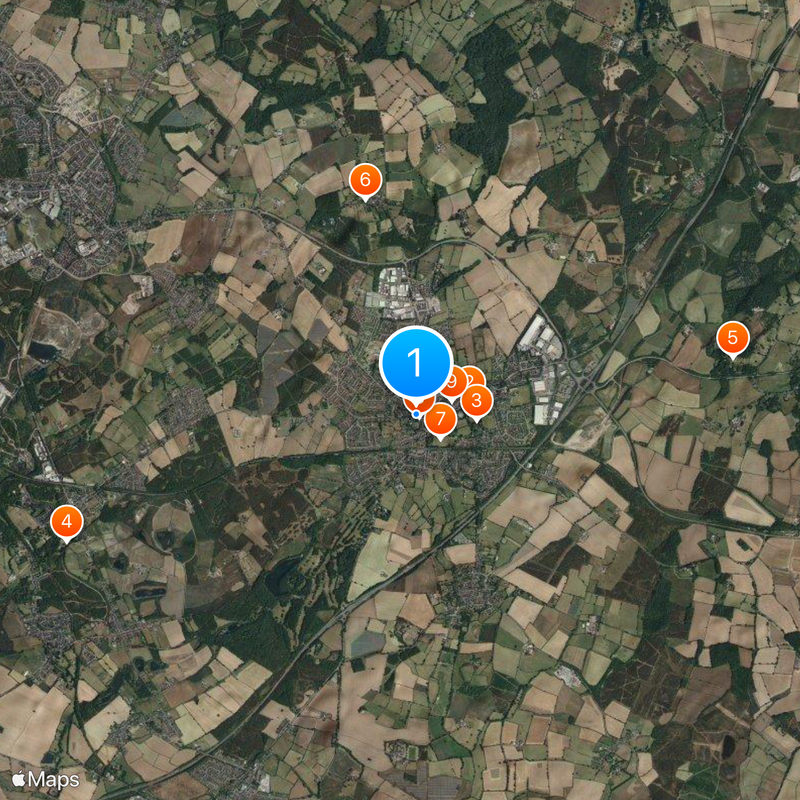 Ashby-de-la-Zouch Map