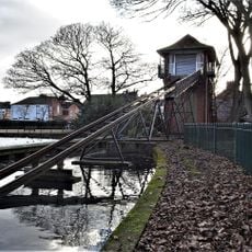 Water Chute On The Boating Lake In East Park