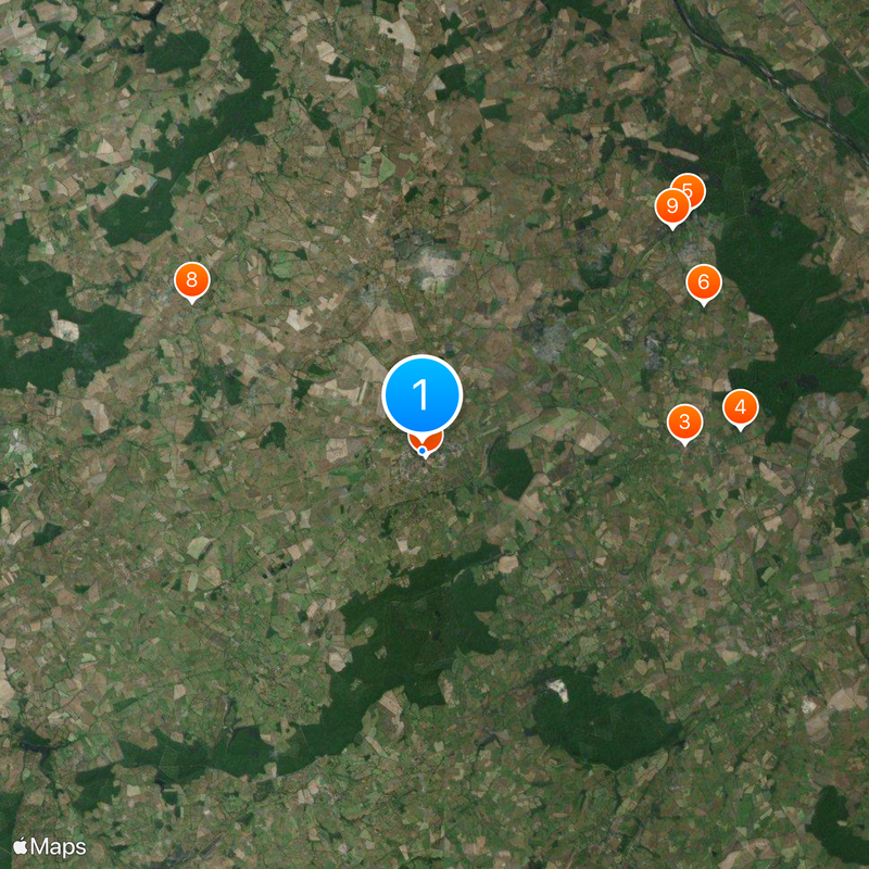 Bourbon-l'Archambault Map