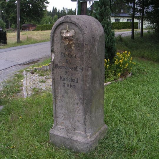 Kgl.-sächs. Postmeilensteine in Steinbach