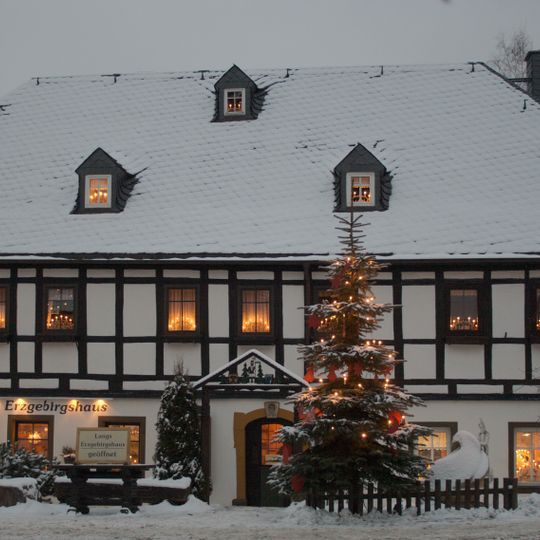 Langs Erzgebirgshaus, Bärtel-Schmiede Sehmatalstraße 10