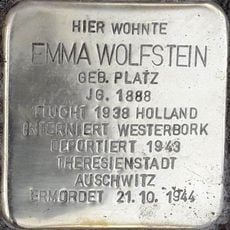 Stolperstein en memoria de Emma Wolfstein