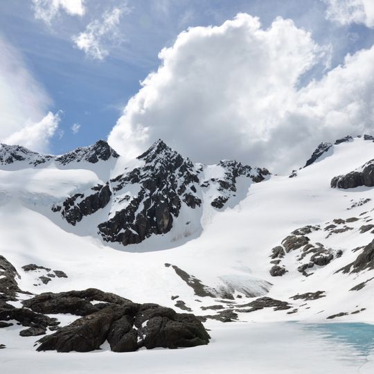 Glaciar Vinciguerra y turberas asociadas