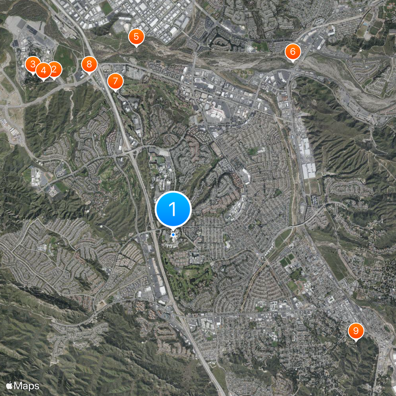 California Institute of the Arts Map
