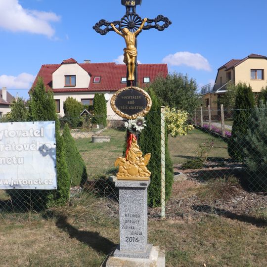 Kříž na jižním okraji Šebkovic