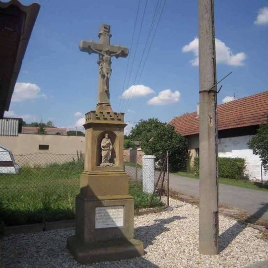 Boží muka u silnice v Bartoušově
