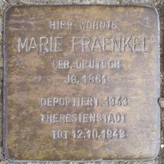 Stolperstein en memoria de Marie Fraenkel