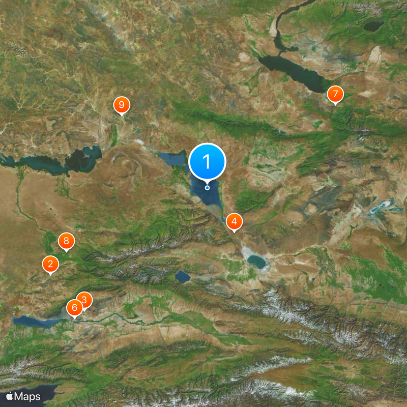 Lake Alakol Map
