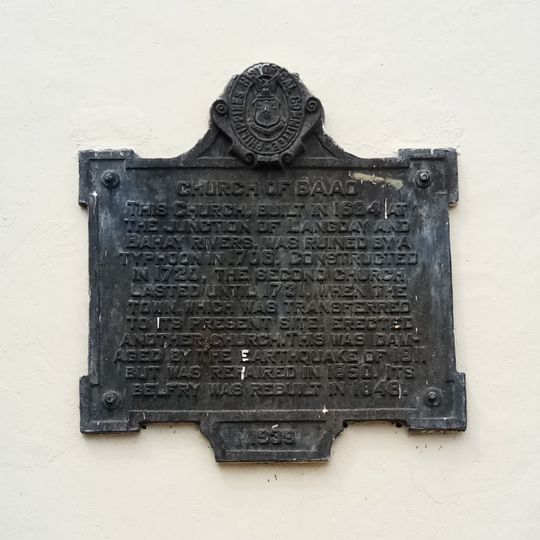 Church of Baao historical marker