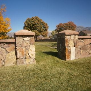 American Fork Cemetery Rock Wall