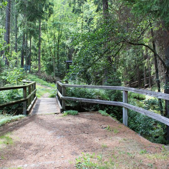 Hraniční lávka u Niedermühle Hinterhermsdorf