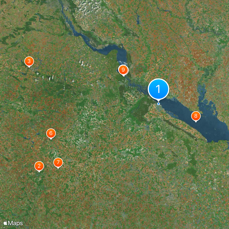 Obwód czerkaski Mapa