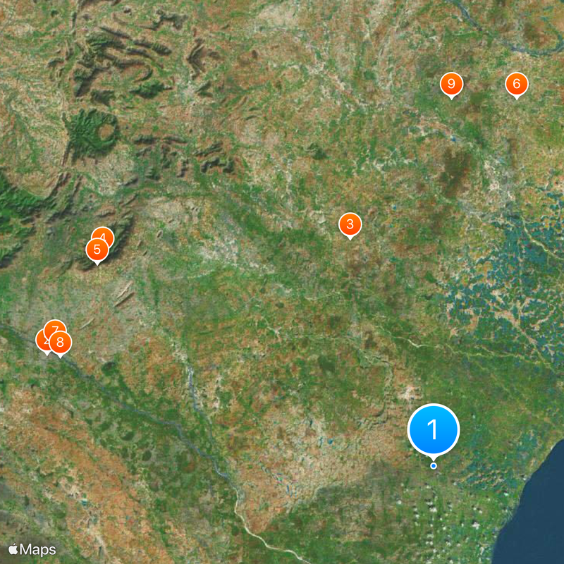 Sivaganga district Map