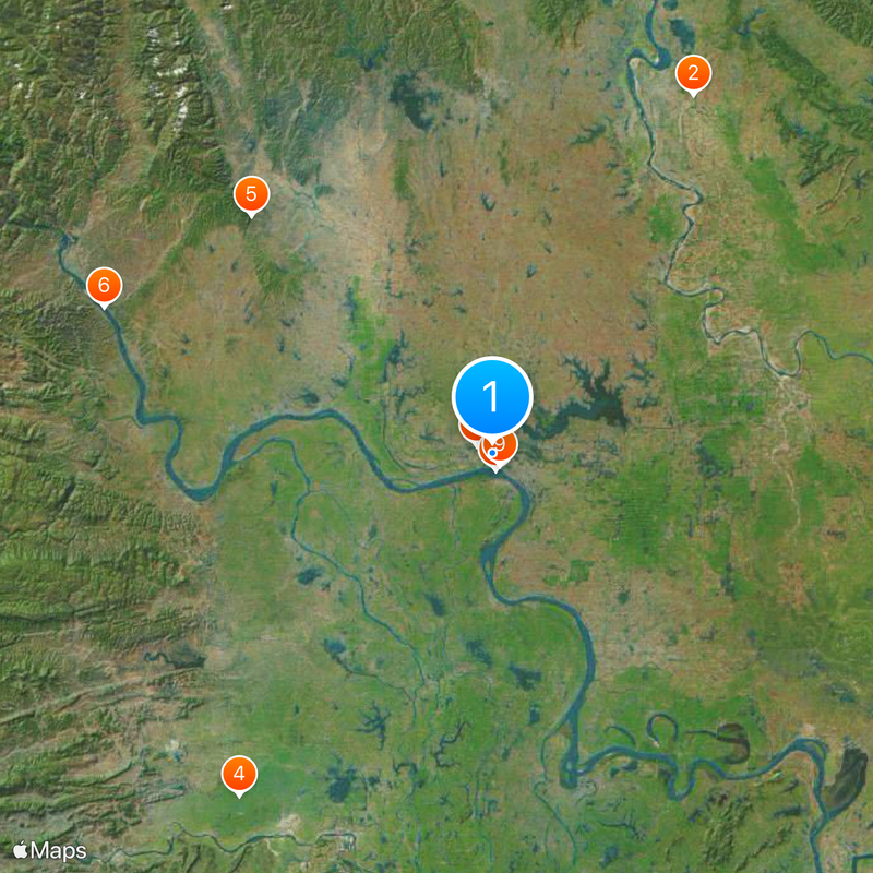 Statue of Guan Yu Map