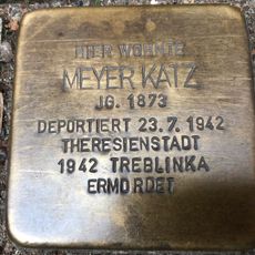 Stolperstein en memoria de Meyer Katz