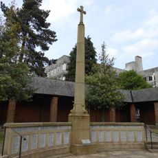 War Memorial, Perimeter Walls and Loggia, Garden of Remembrance, Manchester Old Road, Middleton