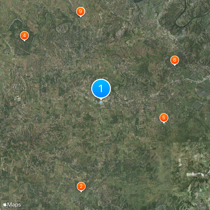 Dripping Springs Map