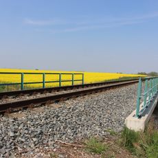 Železniční most přes Poleradský potok u Polerad