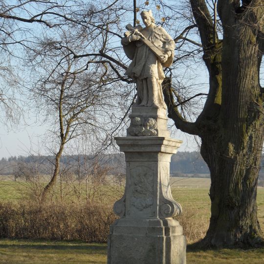 Statue of John of Nepomuk in Červený Hrádek