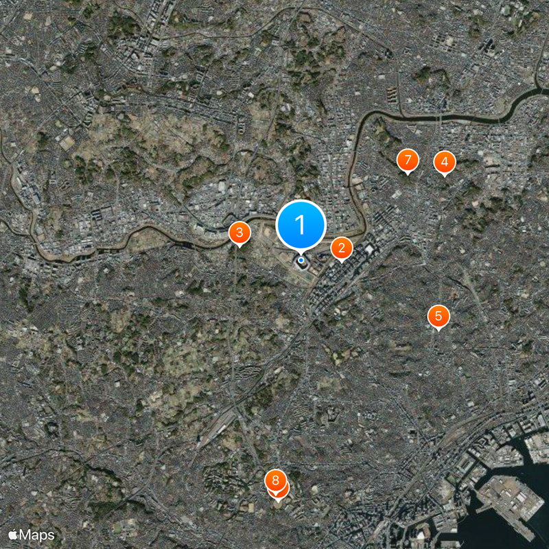 Estadio Internacional de Yokohama Mapa