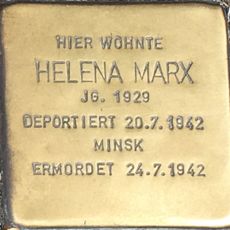 Stolperstein dedicated to Helena Marx