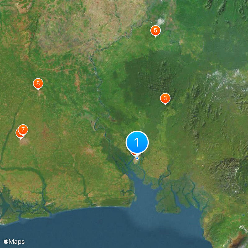University of Calabar Map