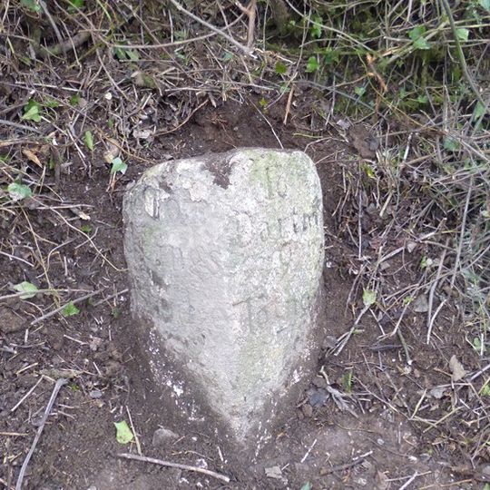 Milestone, half mile NE of "Chilley", opp. lay-by