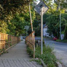 Ochozová lávka nad Dalejským potokem u Dalejské ulice - severozápadní část